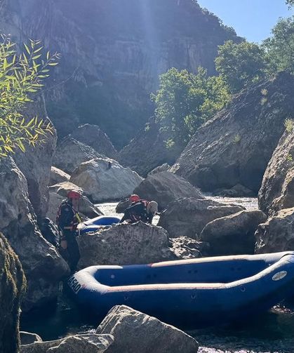 Akıntıya kapılan şahsı arama çalışmaları sürüyor