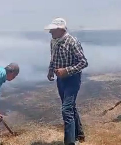 Yüksekova'da bin balya ot kül oldu