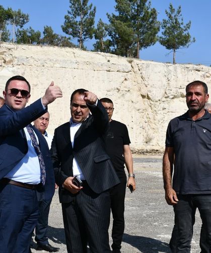 Başsavcıdan adliye binası inşaatında inceleme