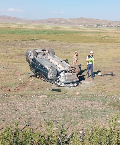 Eski belediye başkanının aracı takla attı: 4 yaralı