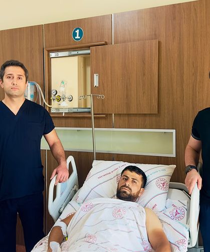 Beton mikserine kaptırılan bacak başarılı ameliyatla kurtarıldı