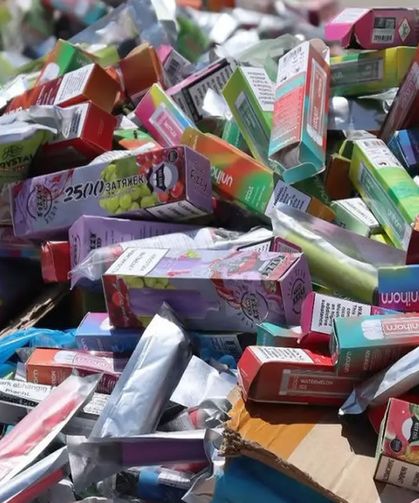 30 bin kaçak elektronik sigara imha edildi