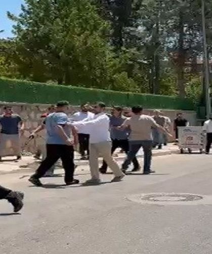 Kavga eden şahıslara biber gazıyla müdahale edildi