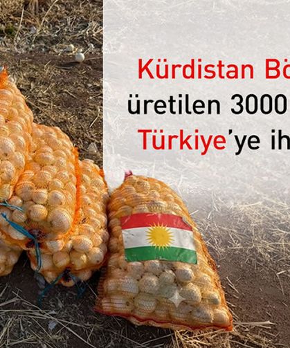 Kürdistan Bölgesi'nden Türkiye'ye İlk Soğan İhracatı Başladı