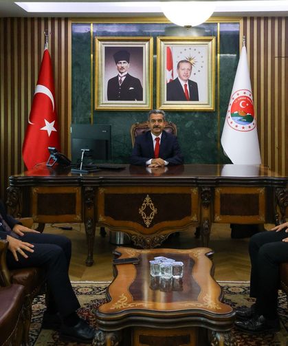 Yeni Kaymakamlardan Vali Ekici'ye Ziyaret