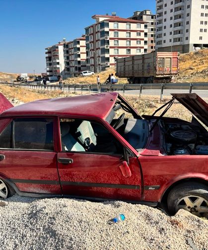 Kontrolden çıkan otomobil şarampole girdi: 1 yaralı