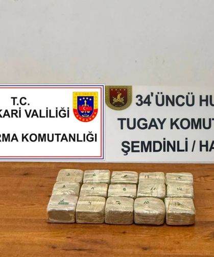 Sınırda 7 kilo 720 gram eroin ele geçirildi