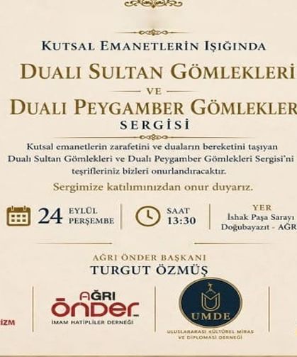 İshak Paşa Sarayı'nda dualı gömlekler sergisi açılacak