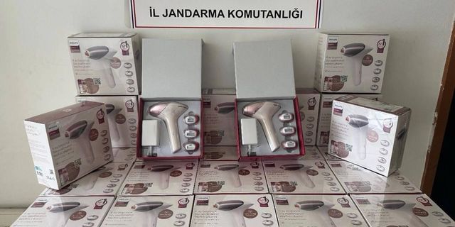 Jandarma 40 Kaçak Epilasyon Cihazı Ele Geçirdi