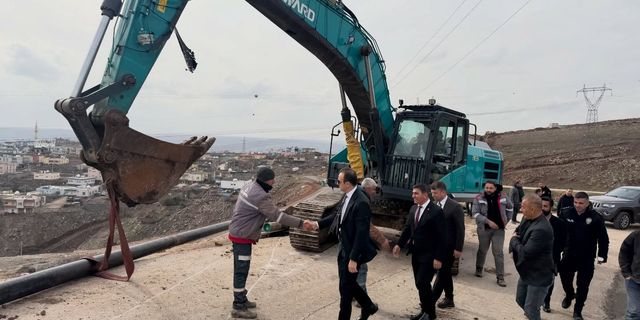 Güçlükonak’ta su altyapısı için sahada inceleme