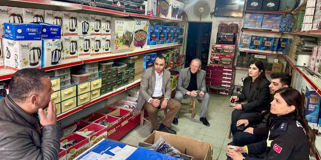 Silopi'de trafik düzenlemesi için esnafın görüşü alındı