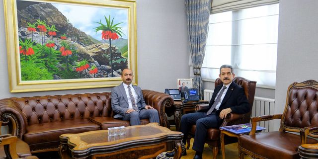 Başkan Ertaş’tan Vali Ekici’ye Nezaket Ziyareti