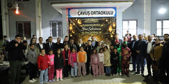 Cizre’de Eğitim Camiası Gönül Sofrasında Buluştu