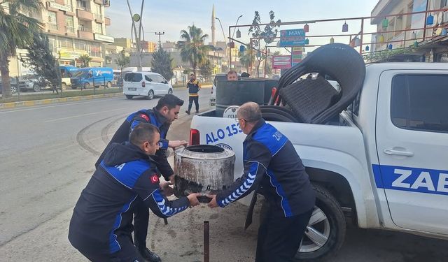 Silopi’de Kaldırım İşgallerine Karşı Denetimler Devam Ediyor