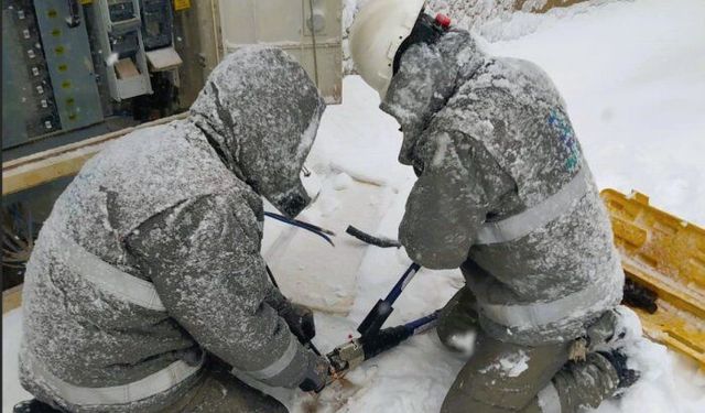 Dicle Elektrik’ten Şırnak’ta Kar Mesaisi