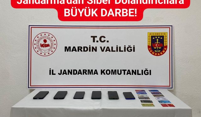 Jandarma’dan siber dolandırıcılara büyük darbe