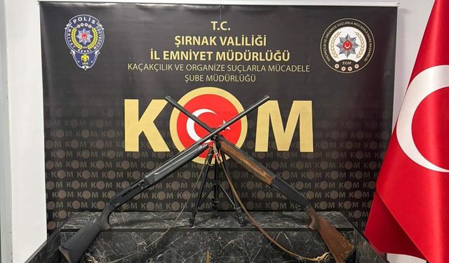 Şırnak’ta Silah ve Kaçak Ürün Operasyonları, 53 Şüpheli Yakalandı
