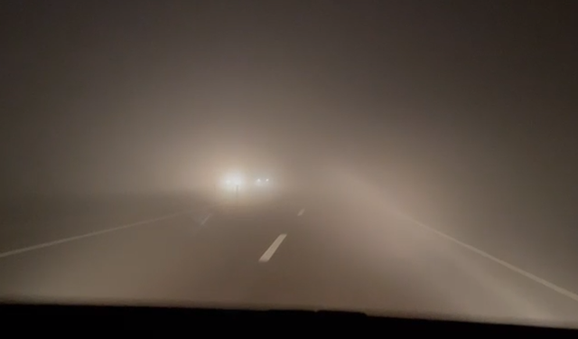 Şırnak-Cizre Karayolunda Göz Gözü Görmüyor