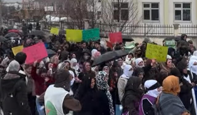 Şırnak’ta Rojava’ya Destek Yürüyüşü Düzenlendi