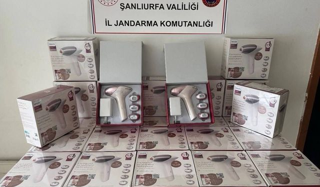 Jandarma 40 Kaçak Epilasyon Cihazı Ele Geçirdi
