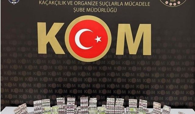 Bin 500 adet gümrük kaçağı botoks ilacı ele geçirildi