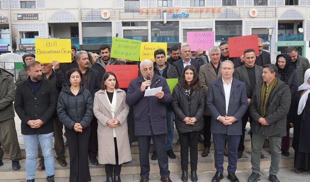 Şırnak’ta Gözaltılara Tepki Gösterildi