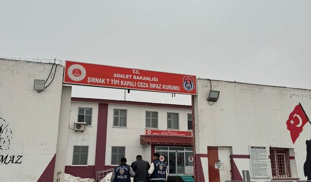 Şırnak’ta 13 Yıl Hapis Cezası Bulunan Şahıs Yakalandı
