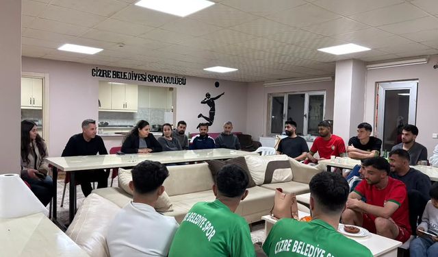 Cizre Belediyespor’a Maç Öncesi Moral Ziyareti