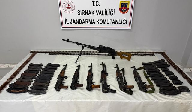 Şırnak'ta silah kaçakçılarına operasyon çok sayıda gözaltı