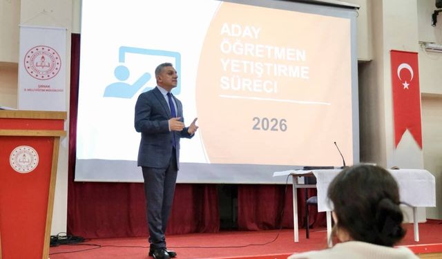 Şırnak İl Müdürü “Sadece ders anlatmayacaksınız”