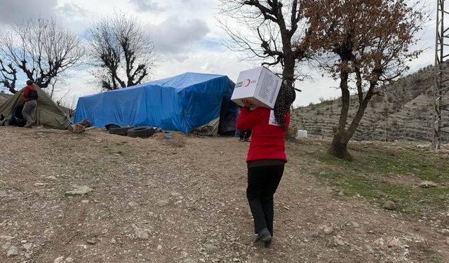 Şırnak Kırsalında Göçer Ailelere Kızılay’dan Ramazan Desteği