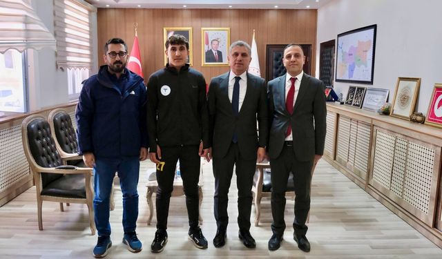 İl Millî Eğitim Müdürü, Türkiye Şampiyonunu Ağırladı