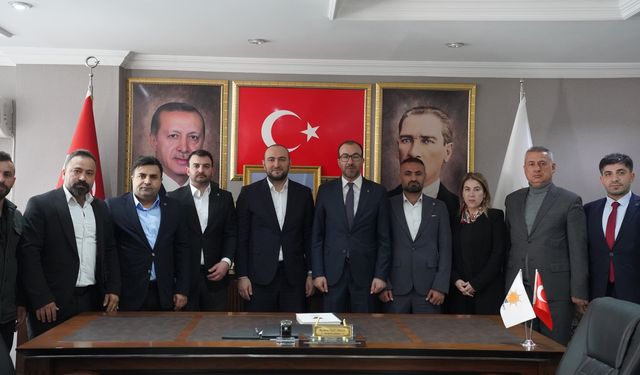 TÜGVA heyeti AK Parti Şırnak teşkilatıyla buluştu