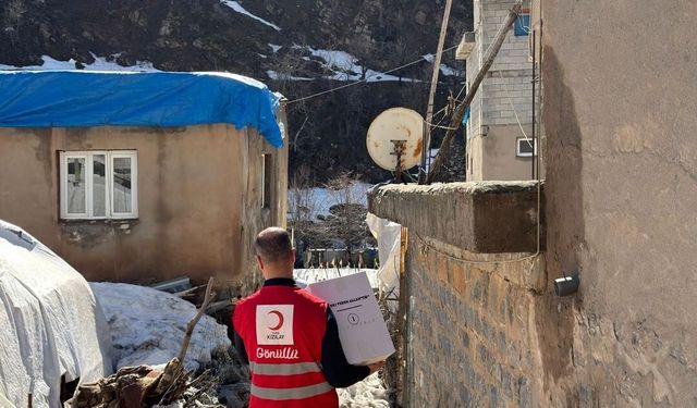 Şırnak  Kızılay’dan Kış Günlerinde Anlamlı Destek