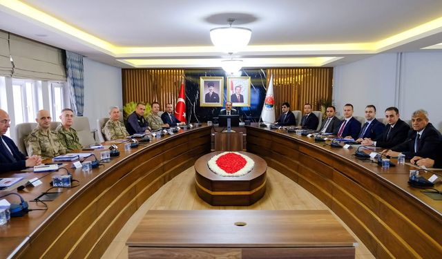 Şırnak’ta Ocak Ayı Güvenlik Toplantısı Gerçekleşti