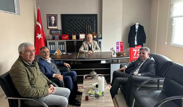 İdil Esnaf Odası Başkanı Aykan’a hayırlı olsun ziyareti