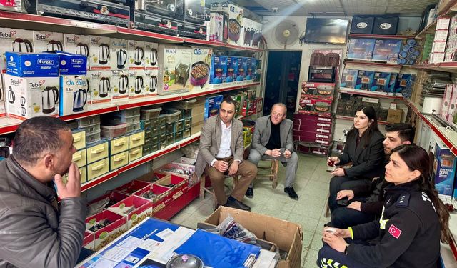 Silopi'de trafik düzenlemesi için esnafın görüşü alındı