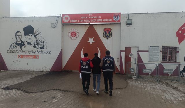 Cizre’de uyarıcı madde hükümlüsü yakalandı