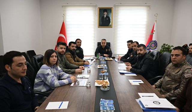 Cizre’de ocak ayı güvenlik değerlendirme toplantısı yapıldı