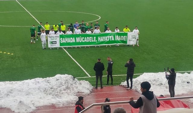 Şırnak’ta Maç Öncesi Bağımlılıkla Mücadeleye Dikkat Çekildi