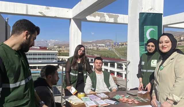 Şırnak Kampüsünde bağımlılıkla mücadele standı