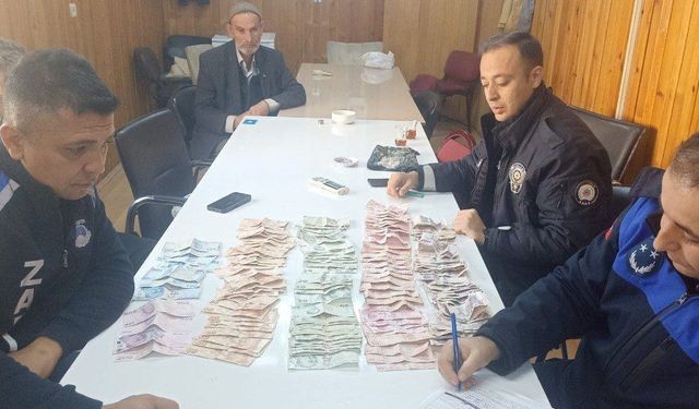 Dilencilere Polis ve Zabıtadan  Ramazan denetimi