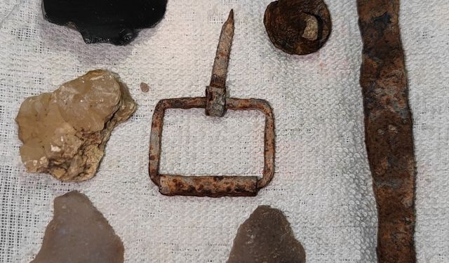 Botan Vadisinde tarihi eser objeler bulundu