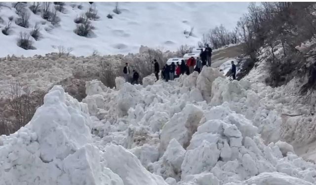 Öğrenci servisi Şırnak’ta çığdan kıl payı kurtuldu