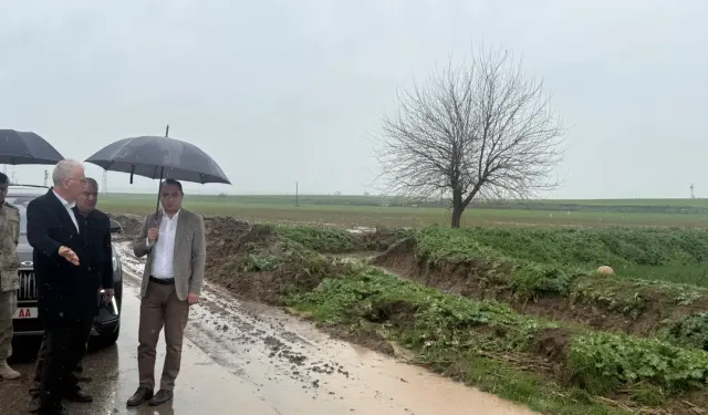 Bostancı’yı Sel Vurdu, Kaymakam Partal İnceledi