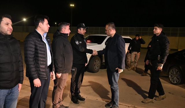 Şırnak’ta Sınır Güvenliği için Müdür Sazak Habur’da