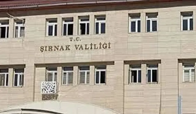 Şırnak Valiliği’nden Vatandaşlara kritik uyarı!