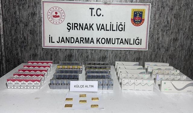 Şırnak'ta Kilo Kilo Altın ve Milyonluk Kaçak Operasyonu!