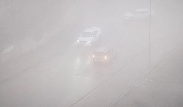 Şırnak'ta Sis ve Dolu Yağışı Ulaşımı Olumsuz Etkiliyor