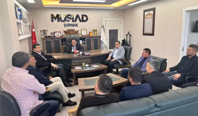 Şırnak TSO’dan MÜSİAD İl Başkanına Hayırlı Olsun Ziyareti